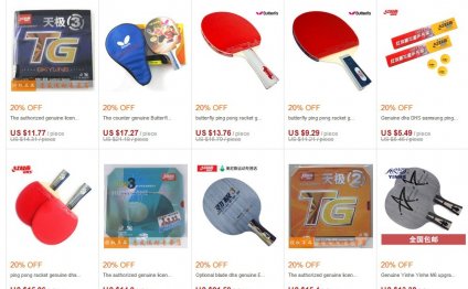 3. table tennis blades and