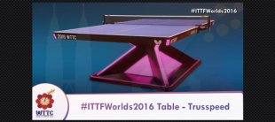 Butterfly: 2016 World Championships Table Tennis Table