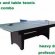 Pool and Table Tennis Combo