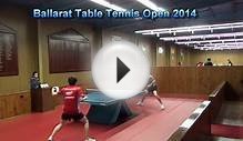 Ballarat Table Tennis Open 2014 - MS Simon Gerada vs Eric