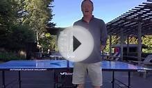 Butterfly Outdoor Playback Rollaway Ping Pong Table