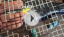 DUNLOP BLACKMAX TITANIUM 150Grms squash racket and balls