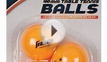 Franklin Yellow Table Tennis Balls 6 Pack 2010