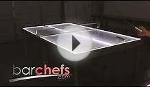 Light up LED ping pong tables
