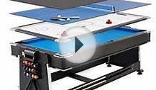Mightymast 7ft Revolver 3-in-1 Pool, Air Hockey and Table