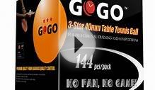 Opentip.com: GOGO 3-Star 40mm Seamless Table Tennis Balls