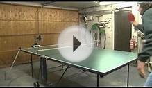 Robot Plays Table Tennis : Video Clips From The Coolest One