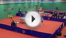 Table Tennis Australian National Championship - MO Final