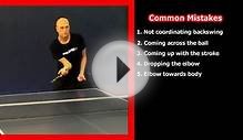 Table Tennis Backhand Topspin Loop Tutorial - Like a Boss!
