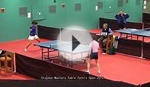 Table Tennis Croydon Masters 2012 - Random shots