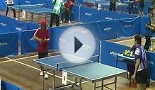 Table Tennis Malaysia. Long Pimple - Faizal Maluri vs Tay Kee