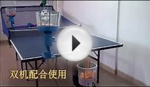 Table Tennis ping pong ball Launcher demo