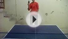 Table Tennis Serve(Advance technique)Top Spin