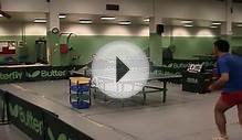 Table tennis sport clip, best points spin training example