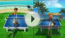 Wii Sports Resort - Ping Pong Competition Gameplay Movie