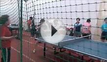 World Veterans Championships table tennis 2014 training hall