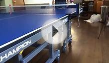 Xiom T5 Table Tennis Table - Raw Footage