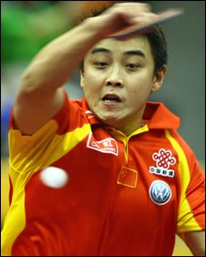 Wang Hao in action